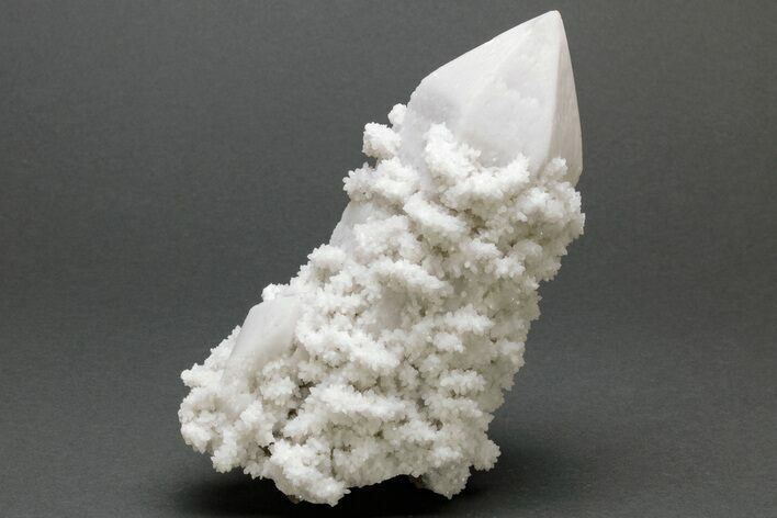 Milky, Candle Quartz Crystal Cluster - Inner Mongolia #226240